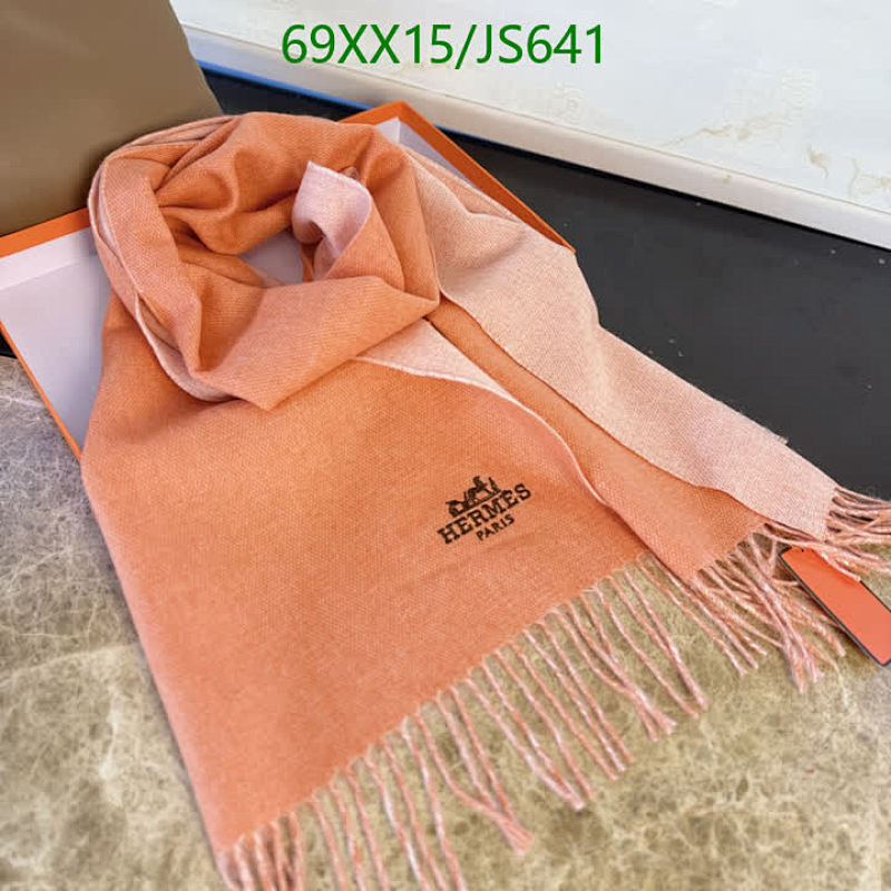 Elegant Hermes Cashmere Scarf, 32-180CM, Luxurious Feel - Perfect Gift