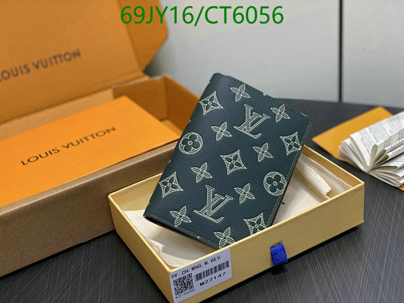 Louis Vuitton Monogram Leather Wallet | Compact & Stylish - CT6056 2 Louis Vuitton Monogram Leather Wallet | Compact & Stylish - CT6056