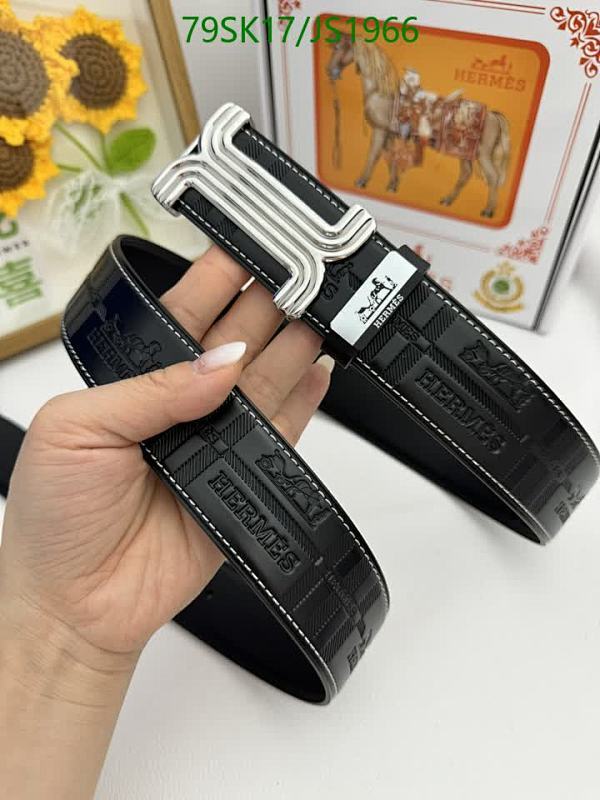 Hermes Belt for Men, Cowhide Leather, 3.8cm Width, Sizes 95-120cm - JS1966