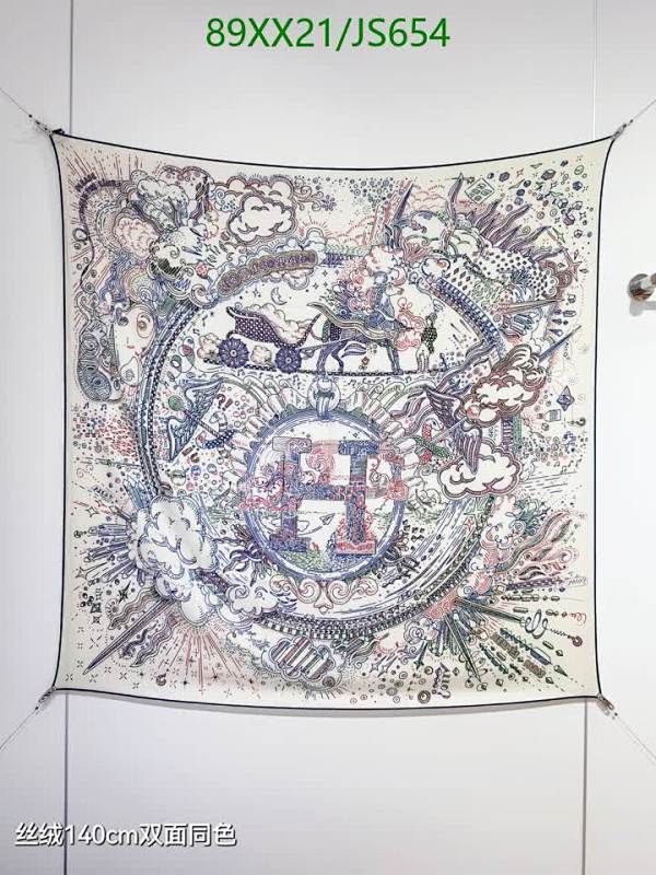 Hermès Silk Cashmere Scarf 140cm - Luxurious Design, Exceptional Quality