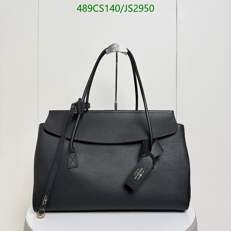 Balenciaga 188086 Black Cowhide Handbag, 53.8*33*19.8CM - Ultimate Style & Quality