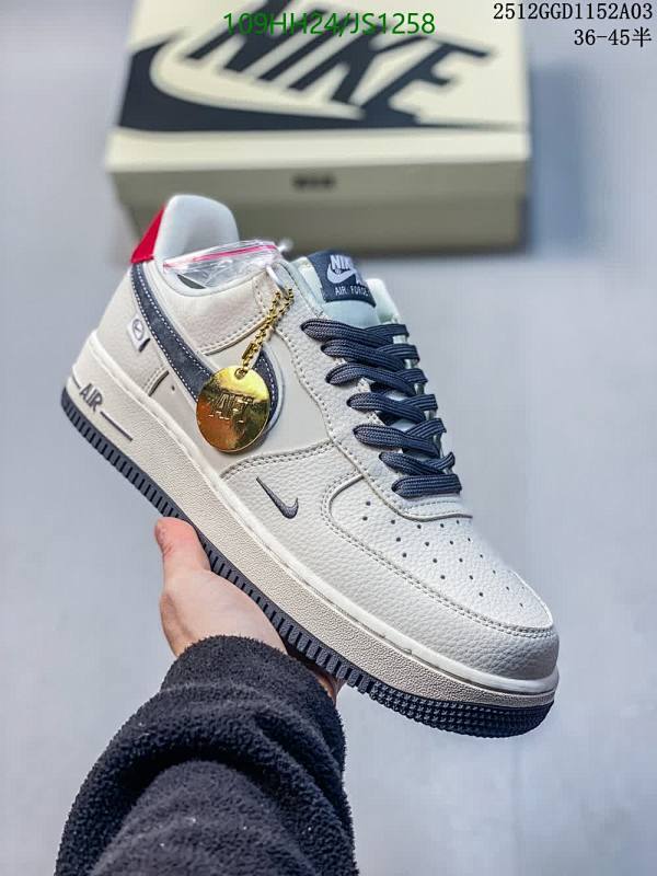 Nike Air Force 1 Low Casual Sneakers for Women, Comfortable and Fashion JS1258