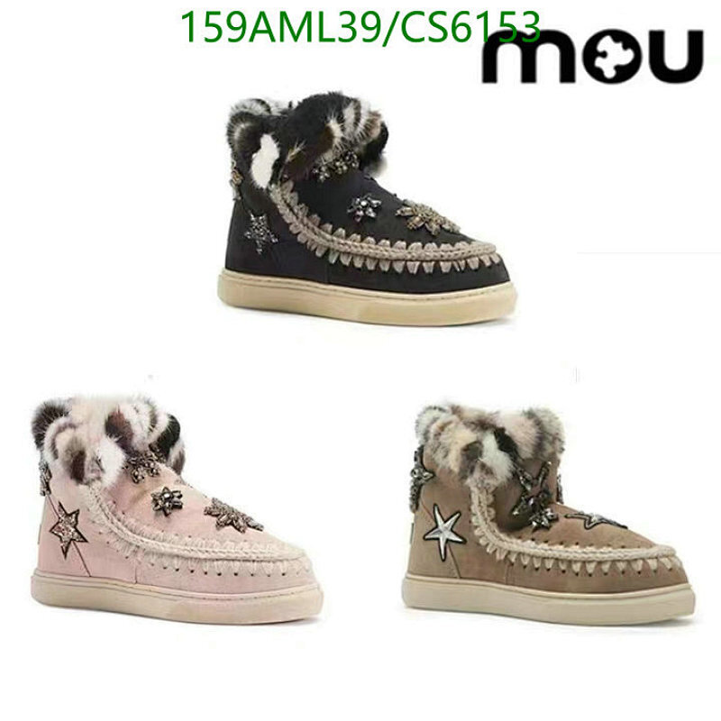 MOU Women's Wool Boots with Fur Trim - Stylish & Comfortable Winter Footwear