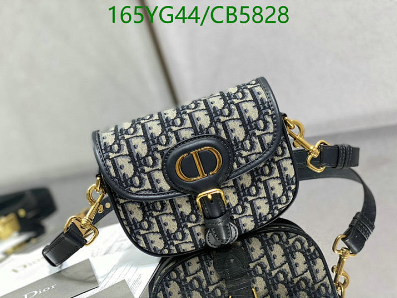 Dior Bobby Bag Blue Dior Oblique Embroidery, 18*14*5CM