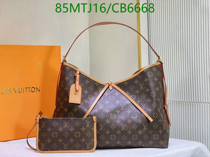 Louis Vuitton Monogram Empreinte Leather On The Go MM Shoulder Bag, 39 x 30 x 15 cm