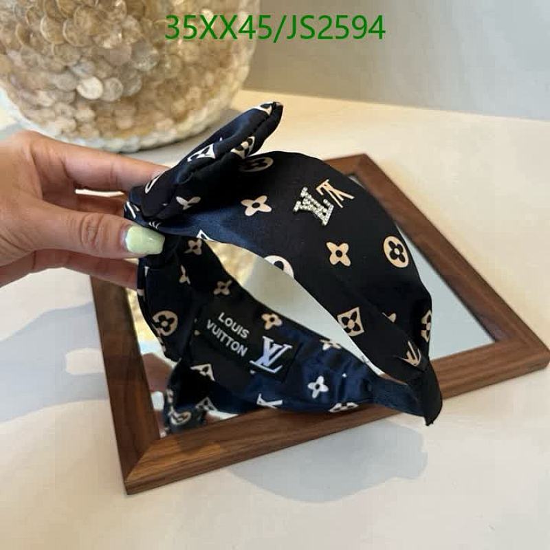 Louis Vuitton Headband, Stylish Hair Accessory with Iconic LV Monogram Design