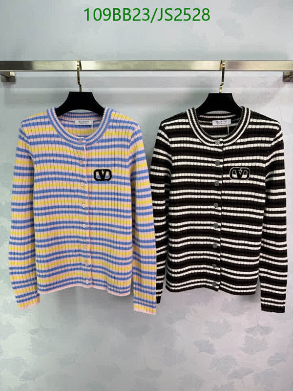 Valentino Striped Wool Cardigan, Designer Knitwear, Women's Apparel, Size S-M-L