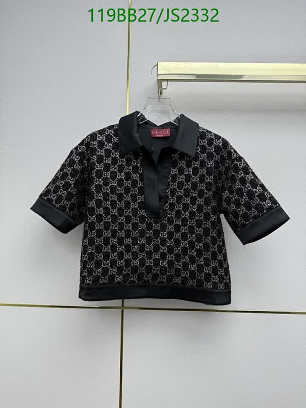 Gucci Black Coarse Woven Patterned Polo Shirt, Short Sleeve - S, M, L