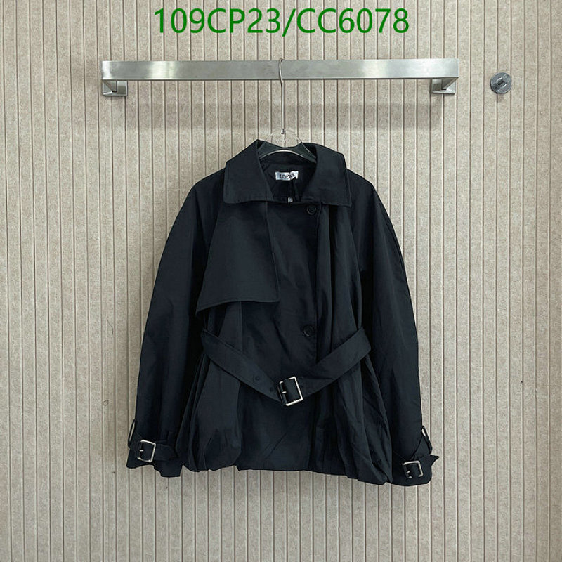 Loewe Women's Elegant Belted Black Trench Coat Jacket, Sizes S-L 2 Loewe Women's Elegant Belted Black Trench Coat Jacket, Sizes S-L