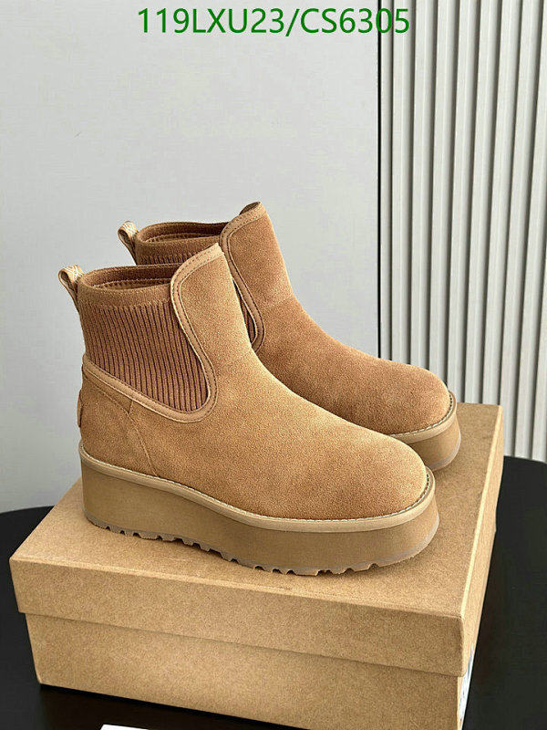 UGG Women's Classic Femme Zip Mini Ankle Booties Suede Platform - Chestnut