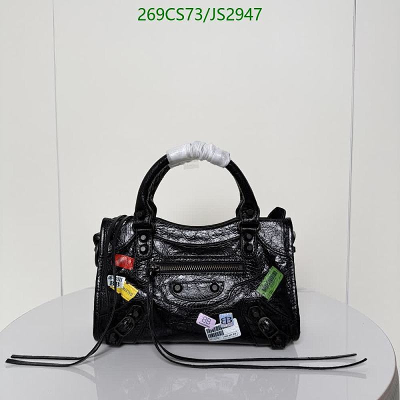 Balenciaga City Nano AJ Bag Black Leather, 23*16*10CM