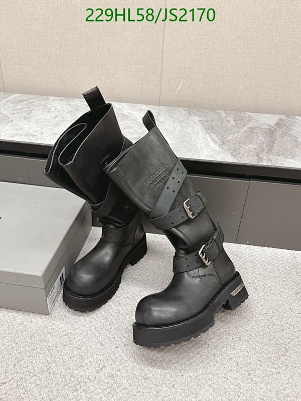 Balenciaga Men's Black Leather Ankle Boots with Buckle Detail, Unisex EU35-45 7 Balenciaga Black Leather Buckled Motorcycle Boots, Unisex EU35-45
