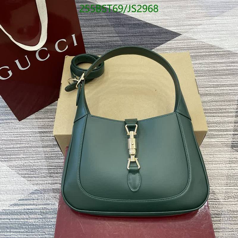 Gucci Jackie 1961 Small Shoulder Bag Genuine Leather Green 27.5*19*4CM