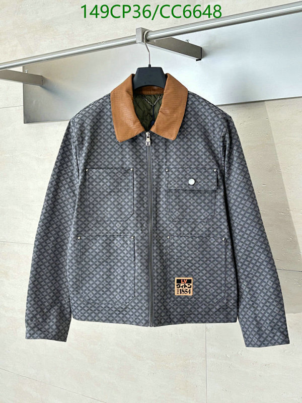 Louis Vuitton Men's Printed Jacket with Leather Collar, Size S-XL