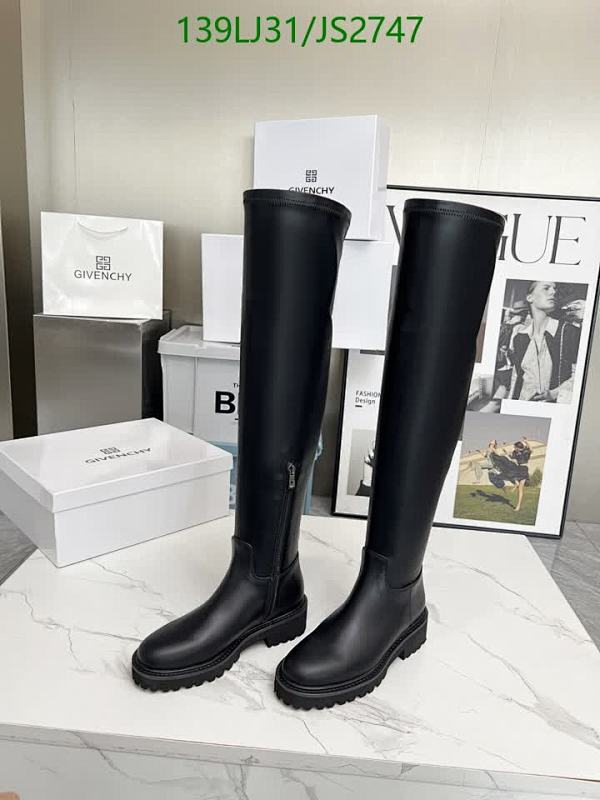Givenchy Women's Black Leather Over-the-knee Boots, EU Size 35-41