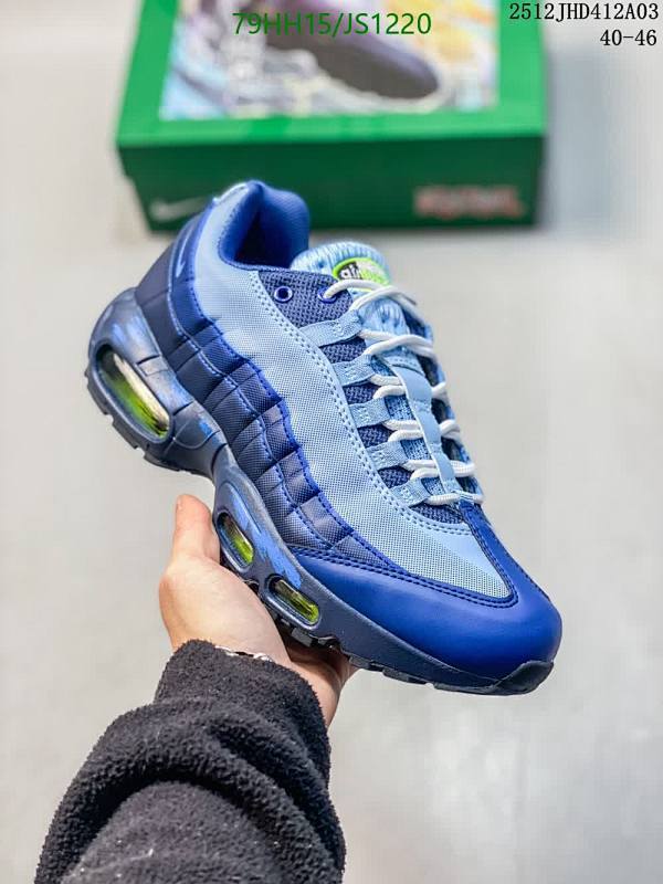 Nike Air Max 95 Running Shoes for Men - Blue Comfort and Style