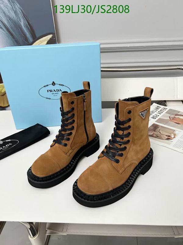 Prada Women's Suede Ankle Boots - Cowhide & Sheepskin Leather - EU35-41