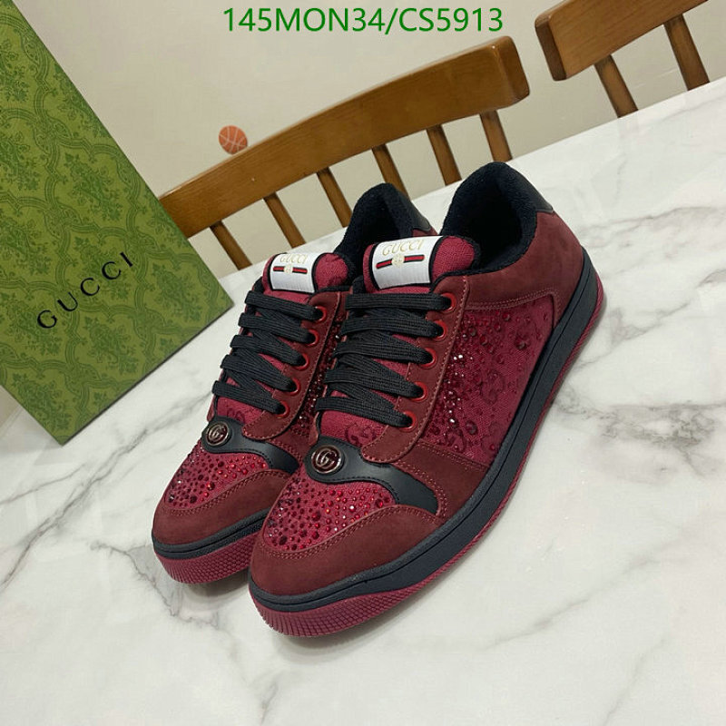 Gucci Men's Burgundy Leather Sneakers with Rhinestone Embellishments, Size EU35-45 3 Gucci Women's Ace Embroidered Low-Top Sneakers - Burgundy, Size EU35-45