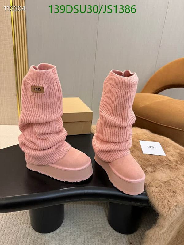 UGG Women's Pink Wool Blend Platform Boots - Stylish and Comfortable (EU 35-40) 3 UGG Women's Pink Wool Blend Platform Boots - Stylish and Comfortable (EU 35-40)