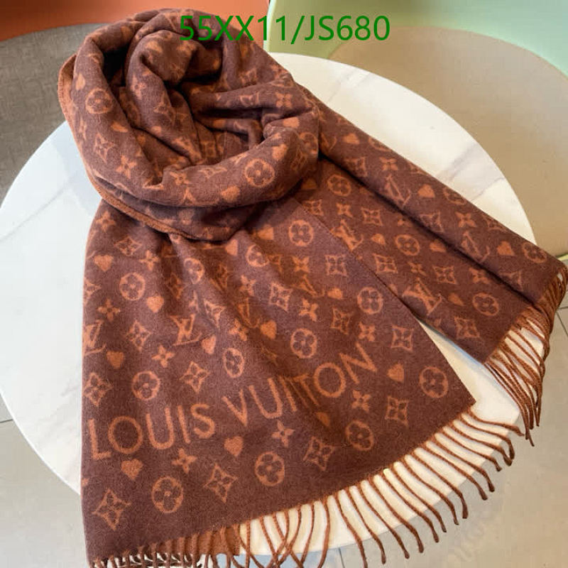 Louis Vuitton Cashmere Scarf, 45-190CM, Monogram Pattern, Luxurious Warmth 4 Louis Vuitton Cashmere Scarf, 45-190CM, Monogram Pattern, Luxurious Warmth
