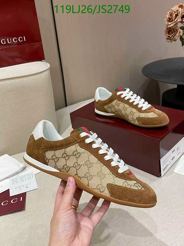 Gucci Women's Brown Suede and Canvas Low-Top Sneakers with GG Supreme Pattern 7 Gucci Women's Brown Suede and Canvas Low-Top Sneakers with GG Supreme Pattern