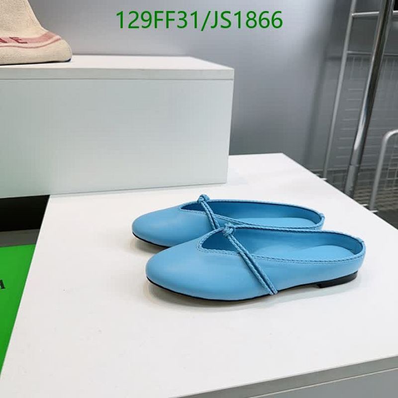 Bottega Veneta Women's JS1866 Blue Sheepskin Mules Slides Size EU35-EU42 6 Bottega Veneta Women's JS1866 Blue Sheepskin Mules Slides Size EU35-EU42