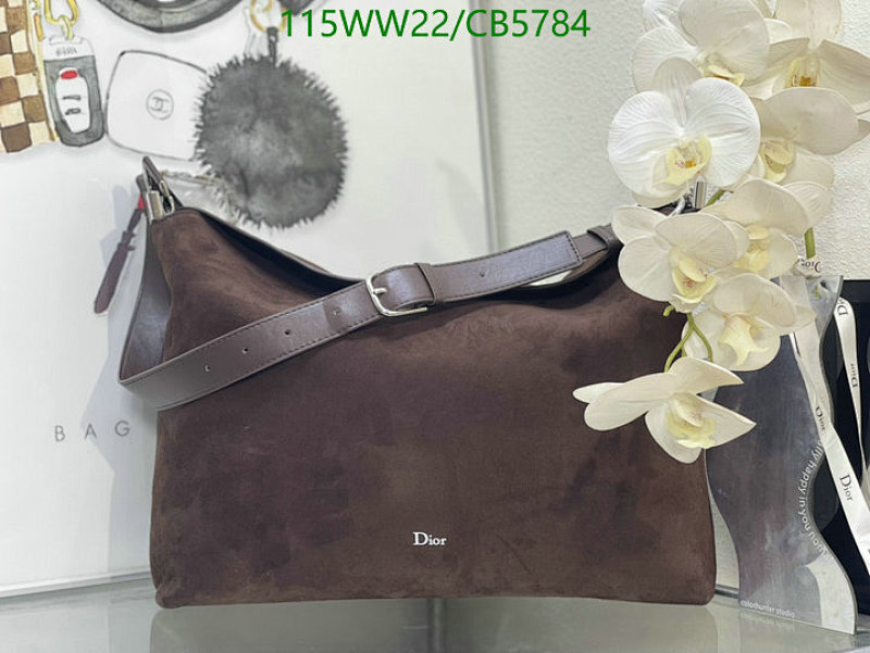Dior Brown Genuine Leather Hobo Bag, 43*32*10CM, Model 1926 - CB5784 6 Dior Brown Genuine Leather Hobo Bag, 43*32*10CM, Model 1926 - CB5784
