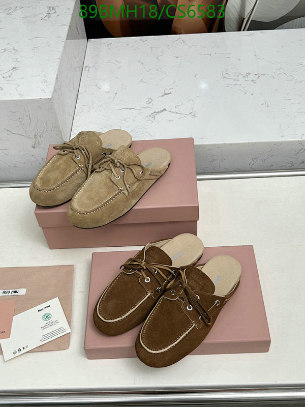 Miu Miu Women's Cowhide Suede Mules, Comfortable and Stylish EU35-41