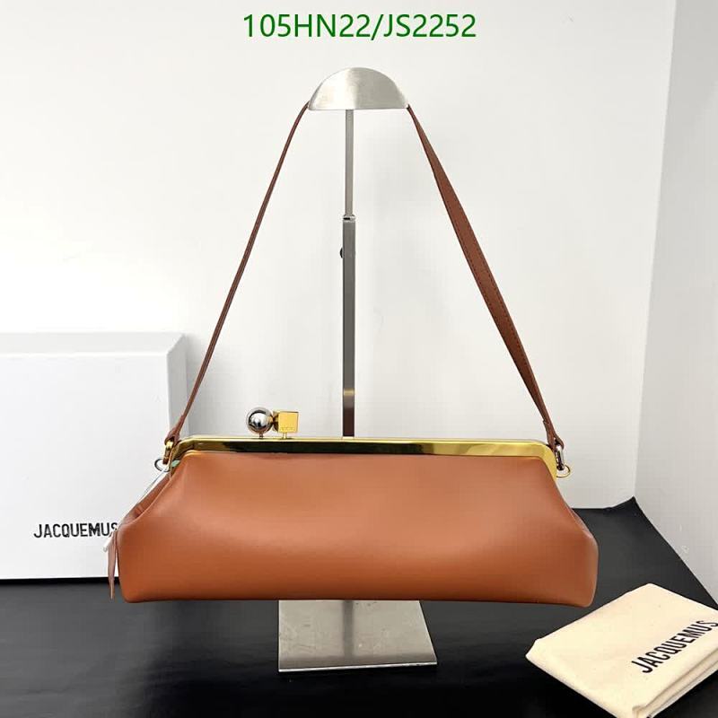 Jacquemus Le Chiquito Genuine Leather Top Handle Baguette Bag - Brown