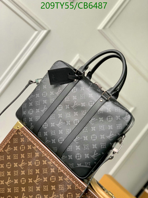Louis Vuitton Monogram Shadow Leather Business Bag, 36.5 x 27.5 x 6 cm