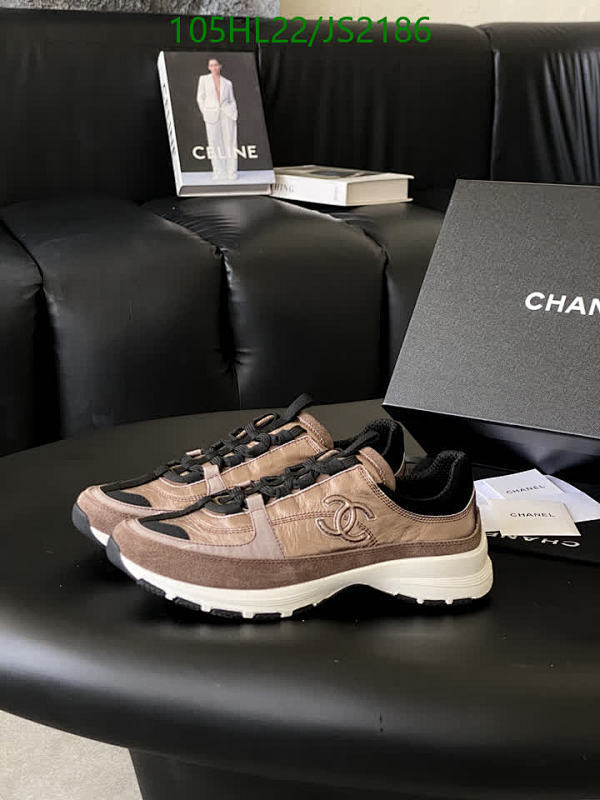 Chanel Women's Sneakers in Brown Cowhide Leather, Size EU35-40