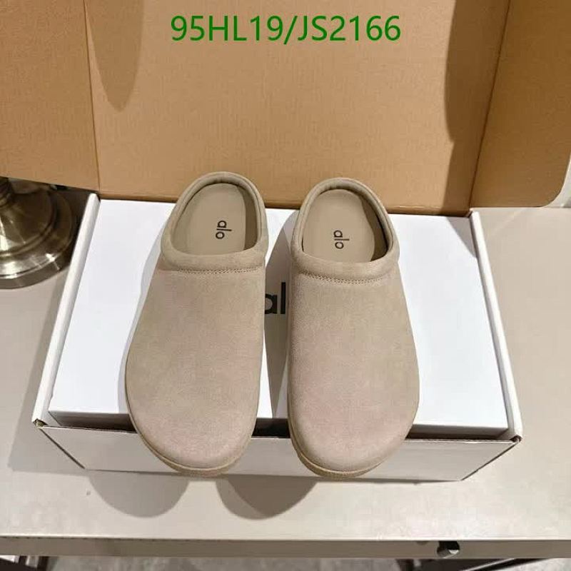 Alo Women's Clogs - Wool Blend - Beige - EU35-EU40 - Stylish & Comfortable