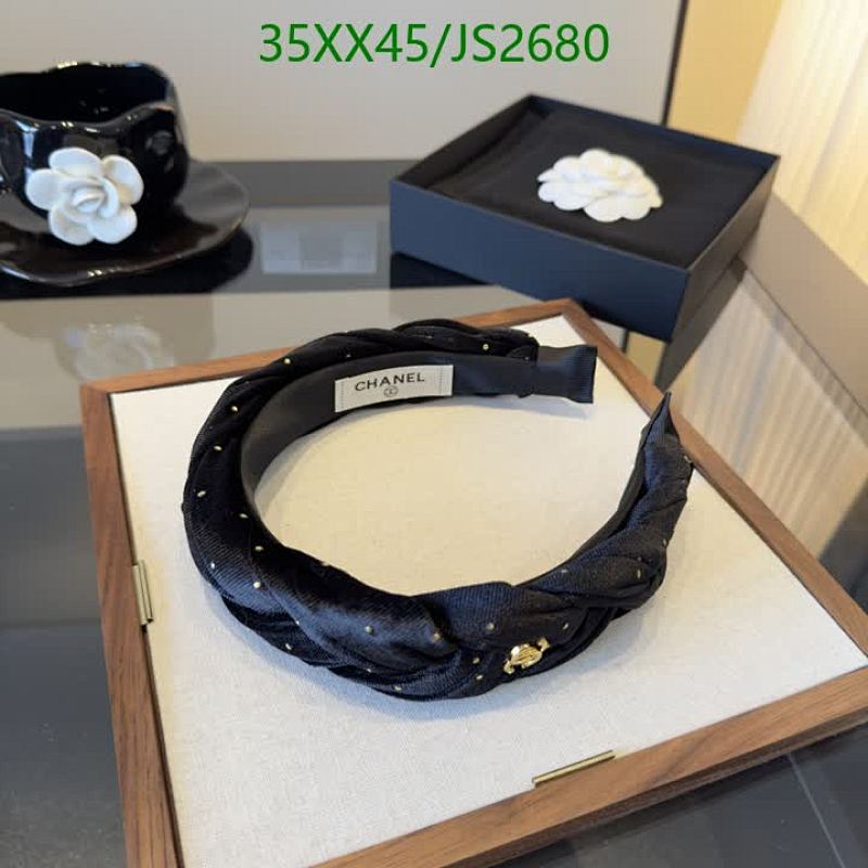 Elegant Chanel Black Headband with Gold Accents - Timeless Style - JS2680 7 Elegant Chanel Black Headband with Gold Accents - Timeless Style - JS2680