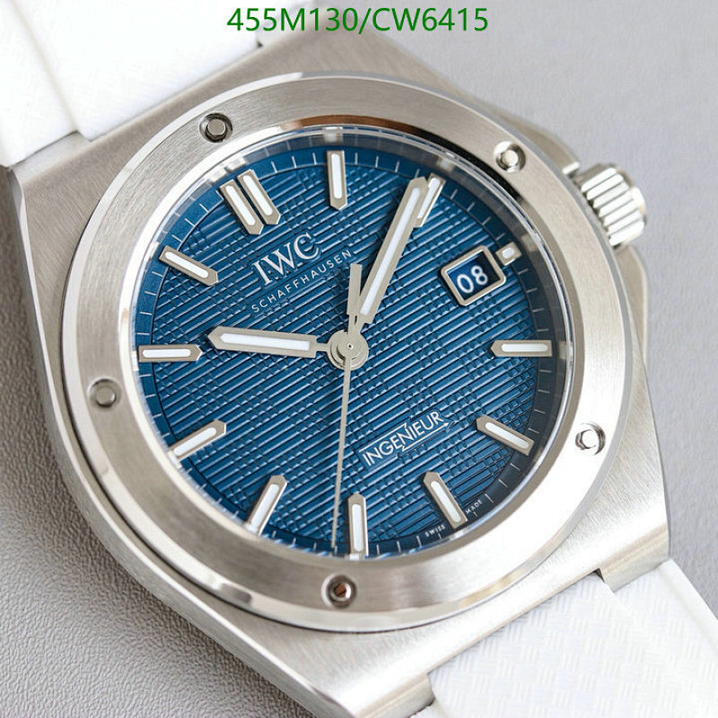 IWC Ingenieur Automatic Blue Dial Men's Watch Stainless Steel White Rubber