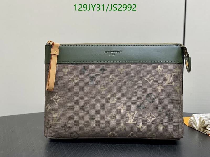 Louis Vuitton 26970 Clutch Bag, 27x20x5cm, Canvas and Leather, JS2992