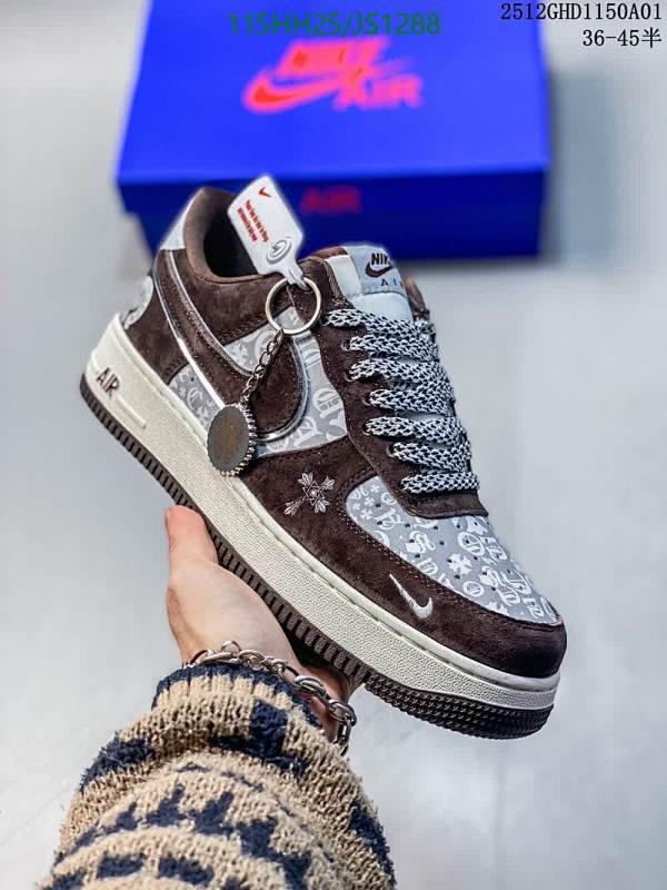 Nike Air Force 1 Low Baroque Brown Shoes, Stylish Unisex Sneakers 7 Nike Air Force 1 Low SP Travis Scott Cactus Jack Shoes, Unisex Size EU36-45