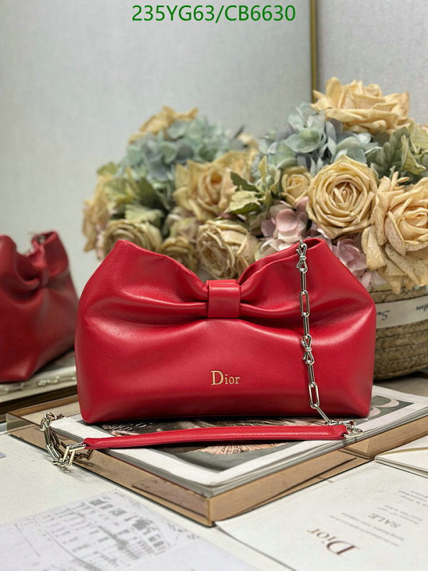 Dior Caro Bag, Red Genuine Leather, 27*18*8CM- Perfect for Every Occasion