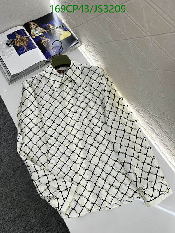 Gucci Silk Shirt With Geometric Pattern, Luxury Designer Button-Down for Men