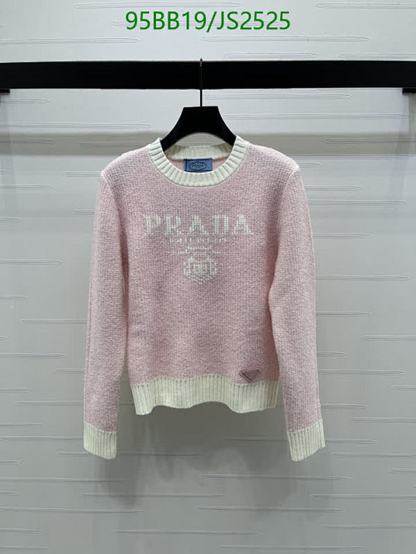 Prada Wool Sweater, Pink Knitwear with Logo, Women's Fashion Size S-M-L 6 Prada Wool Sweater, Pink Knitwear with Logo, Women's Fashion Size S-M-L