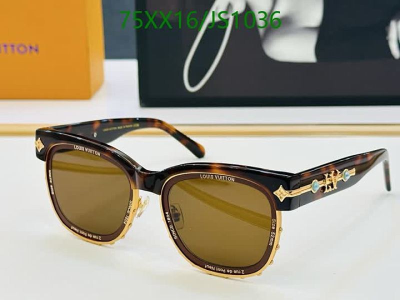 Louis Vuitton JS1036 Brown Tortoise Shell Sunglasses - 53-21-140, Stylish Eyewear 3 Louis Vuitton JS1036 Brown Tortoise Shell Sunglasses - 53-21-140, Stylish Eyewear