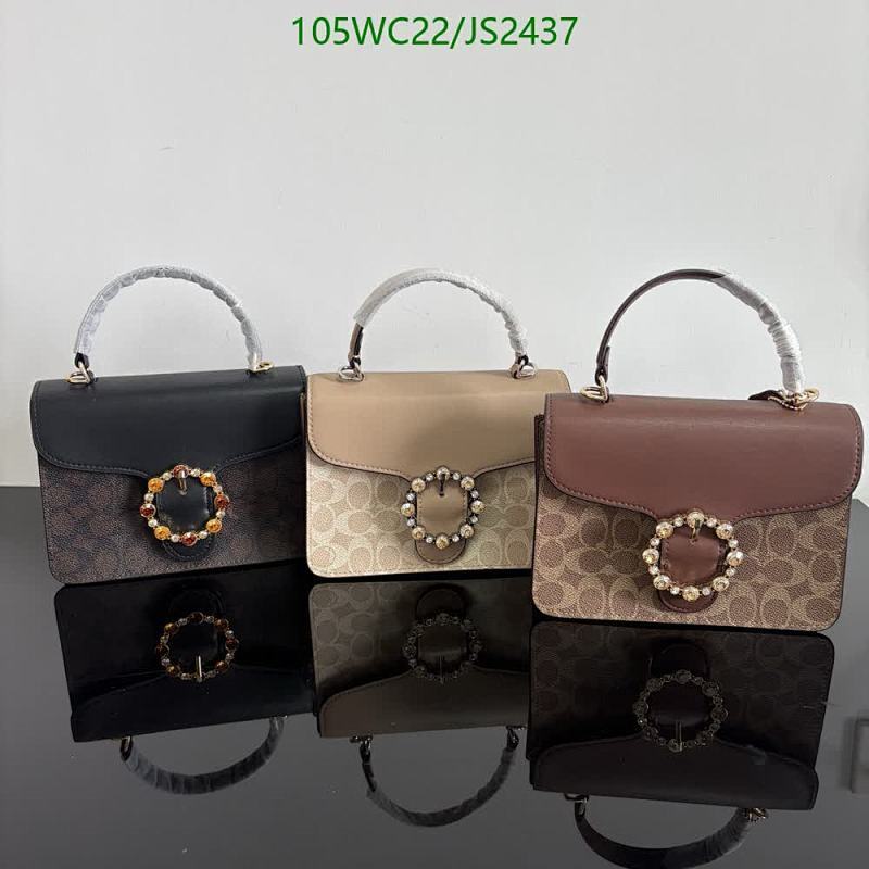 Coach Genuine Leather Handbag, Top Handle Bag, 20*15*7.5CM, Elegant Design
