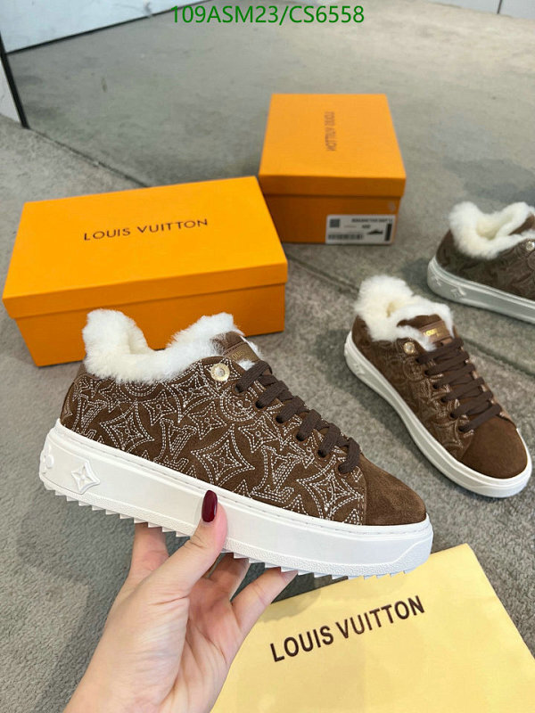 Louis Vuitton Women's Wool Blend Brown Monogram Sneakers - EU34-42