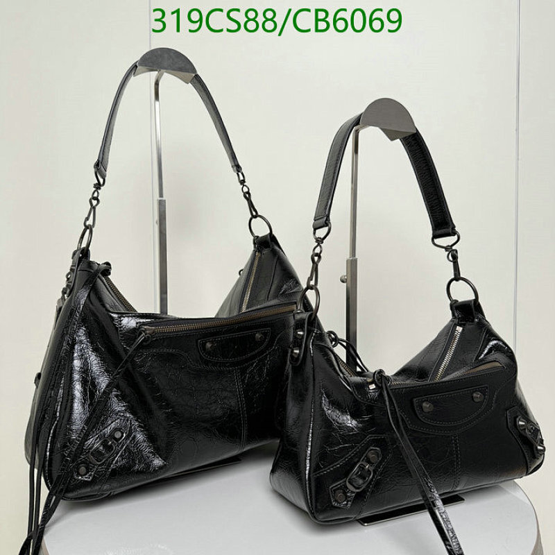 Balenciaga Le Cagole Shoulder Bag Black Genuine Leather, CB6069 6 Balenciaga Le Cagole Shoulder Bag Black Genuine Leather, CB6069