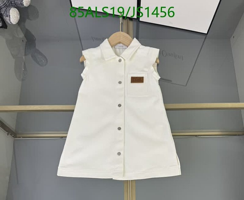 Diorr Kids Sleeveless Button-Down Dress - Sizes 100-150 - Stylish and Comfortable