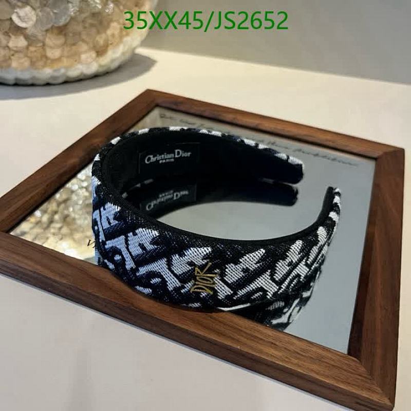 Elegant Dior Headband with Oblique Jacquard - Stylish Hair Accessory