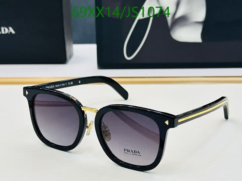 Prada JS1074 Black Frame Sunglasses, 53-20-145, Stylish Eyewear 2 Prada JS1074 Black Frame Sunglasses, 53-20-145, Stylish Eyewear