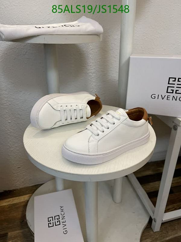 Givenchy Kids White Leather Sneakers - Lace-Up, Comfortable Fit, Sizes EU23-35
