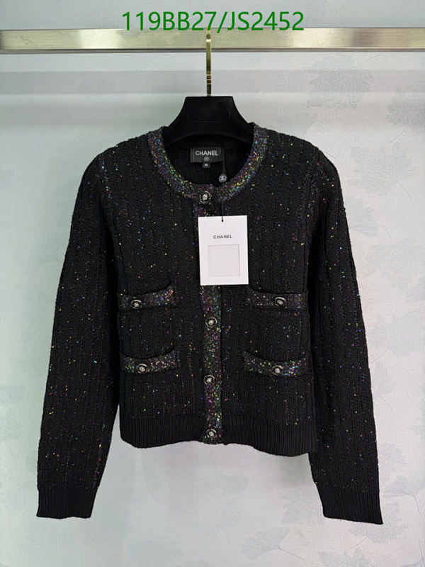 Chanel Wool Blend Cardigan - Classic Style, Comfortable Fit, JS2452