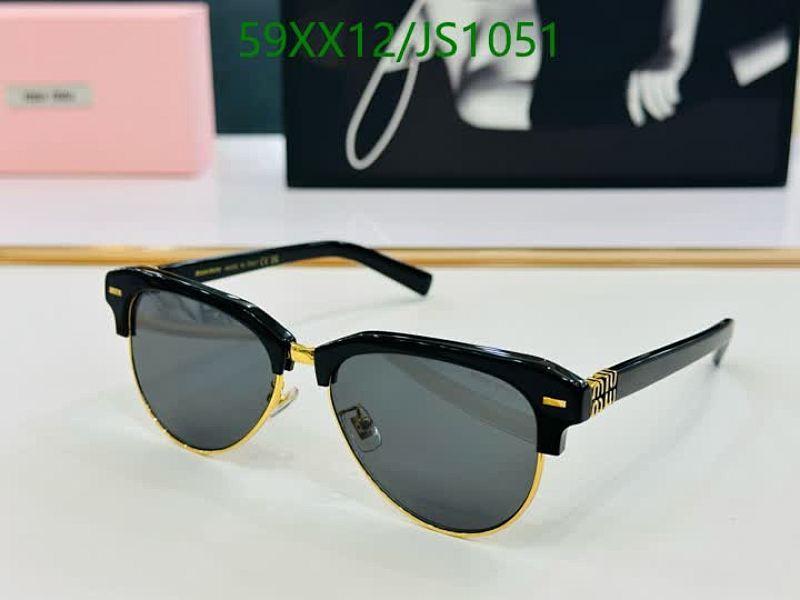 Miu Miu JS1051 Black Sunglasses, 57-16-145 - Sleek & Stylish Eye Protection 2 Miu Miu JS1051 Black Sunglasses, 57-16-145 - Sleek & Stylish Eye Protection