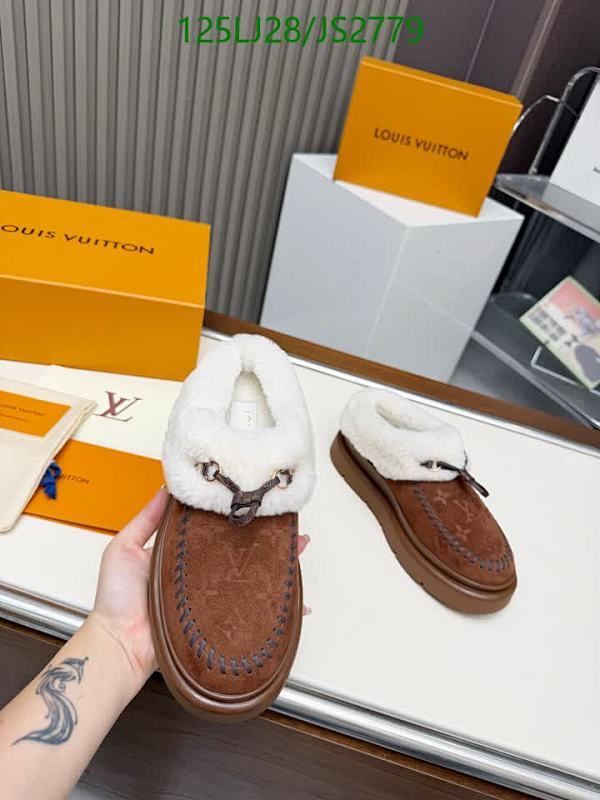 Louis Vuitton Women's Brown Cowhide & Wool Boots - Stylish & Comfortable 4 Louis Vuitton Women's Brown Cowhide & Wool Boots - Stylish & Comfortable